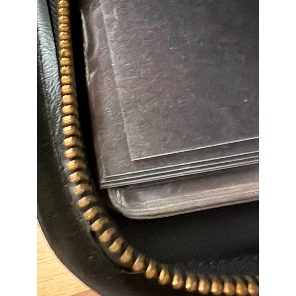 Bondstar Leather Art‎ Portfolio Briefcase Made in USA Zippered Spiral Sleeve - Picture 7 of 13